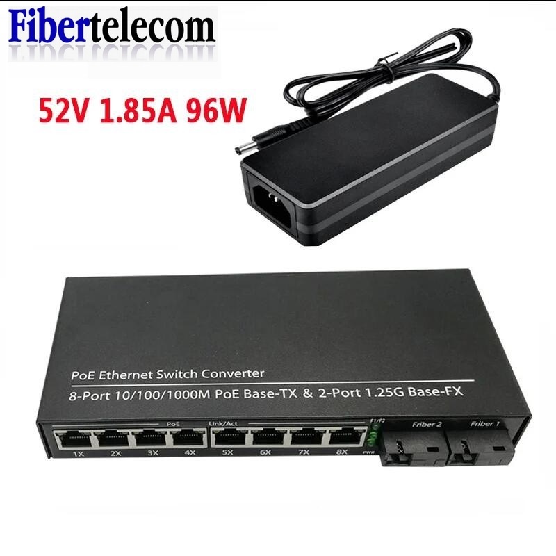 POE Switch 4 POE 2 Fiber 2F5GE - Power Over Ethernet 评论和价格