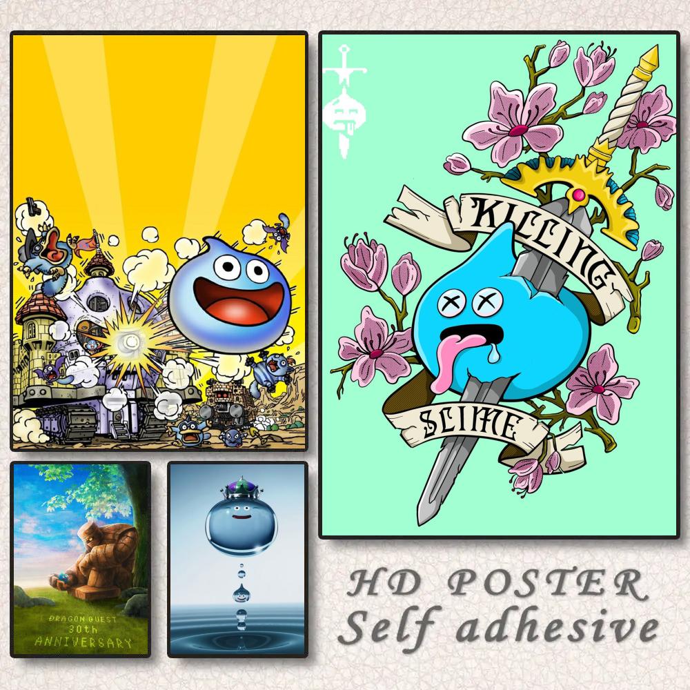 D-Dragon Quest Slime Poster Pe - Office Quest 评论和价格