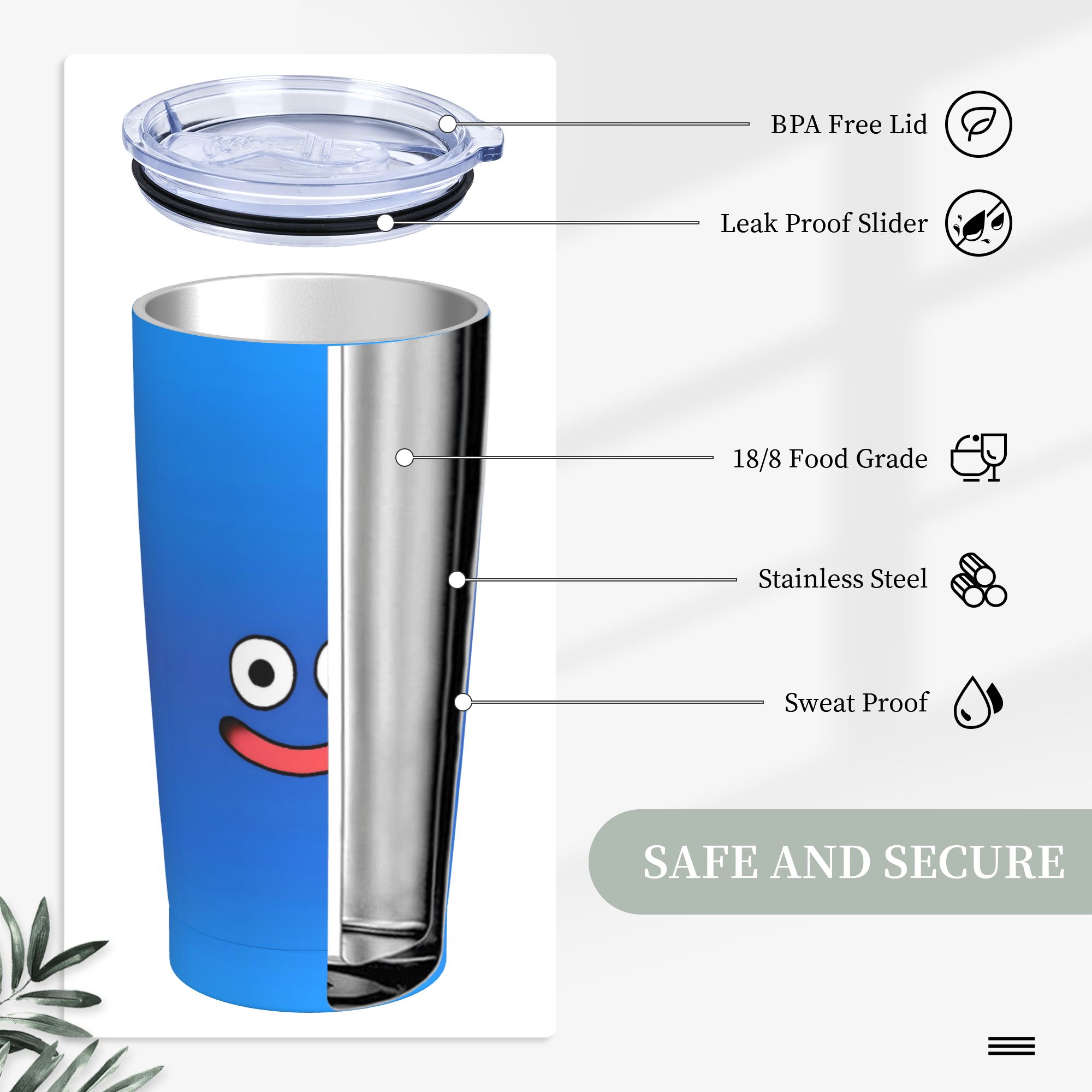 D-Dragon Quest Slime Stainless - Office Quest 评论和价格