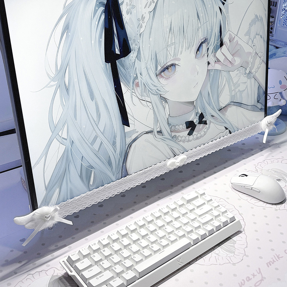 New Screen Decor White Lace Mo - Office Technologies 评论和价格