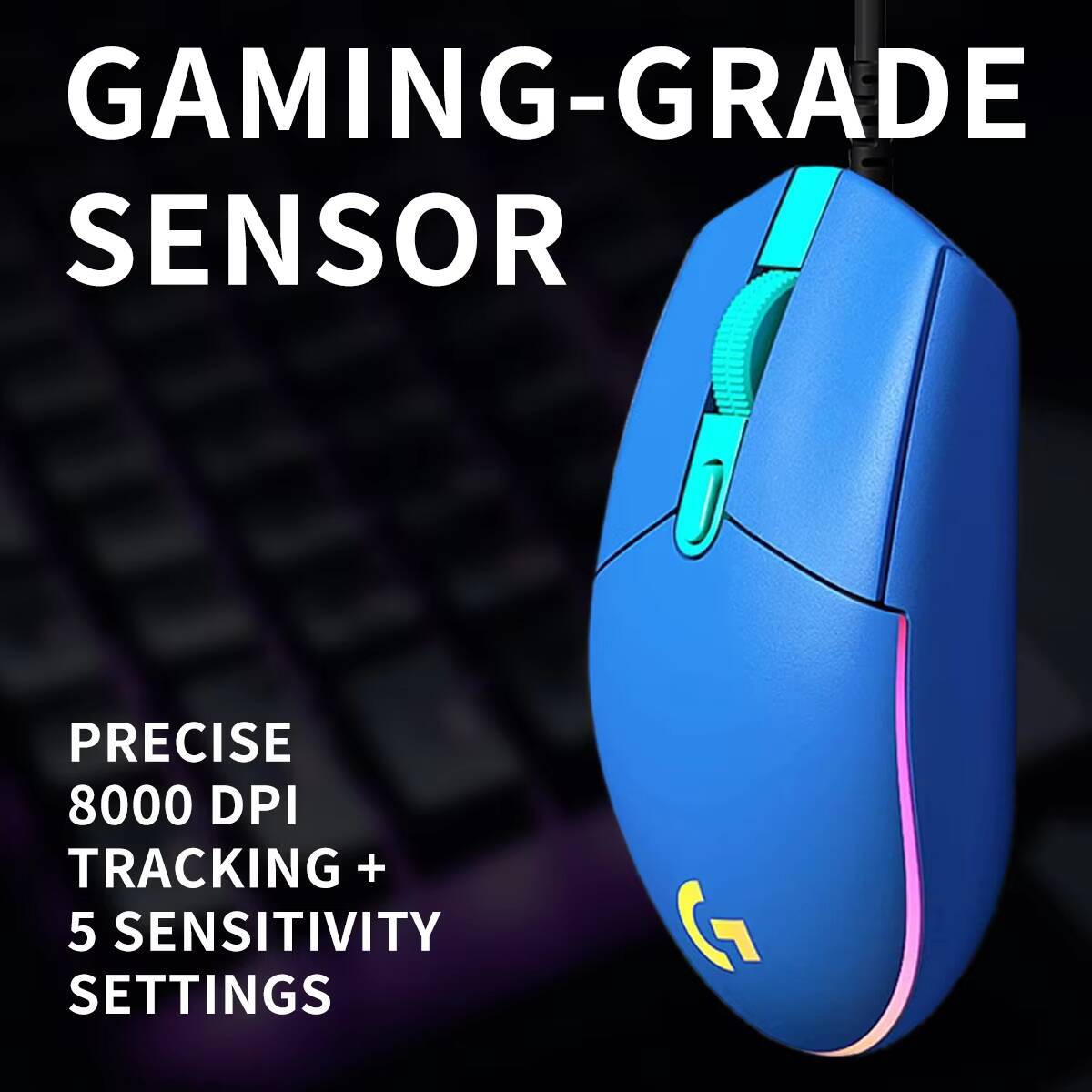 Logitech G203 Prodigy RGB Gami - Logitech Mouse G203 评论和价格