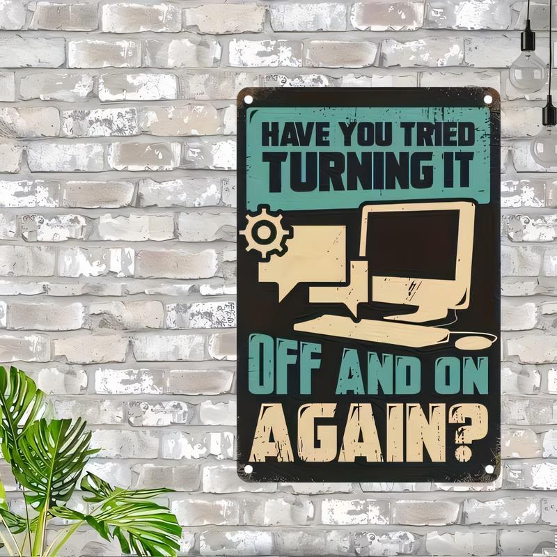 Retro Turn It Off & On Again T - Office Tech Gear 评论和价格
