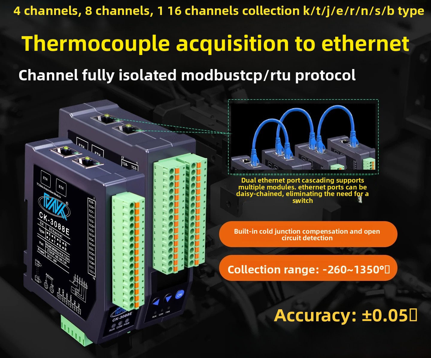 apply to 8CH Fully Isolated K- - Power Over Ethernet 评论和价格