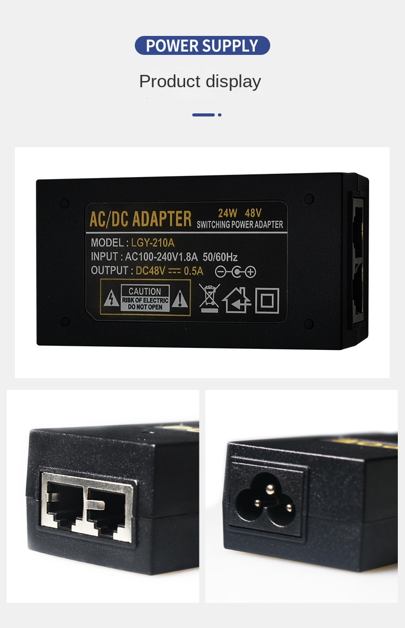 POE Gigabit Power 48V0.5A/24V  - Power Over Ethernet 评论和价格
