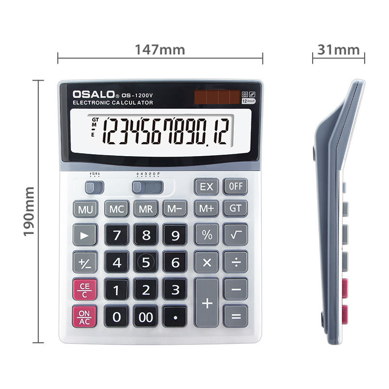 Solar Calculator ABS Plastic O - Office Technologies 评论和价格
