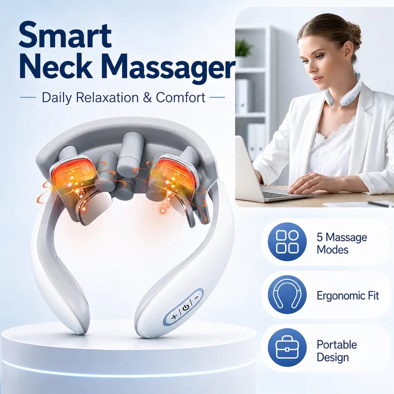 Smart Neck Massager for Adults - Office Technologies 评论和价格
