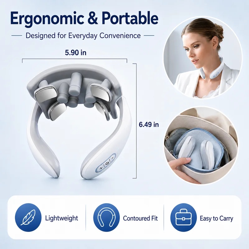 Smart Neck Massager for Adults - Office Technologies 评论和价格