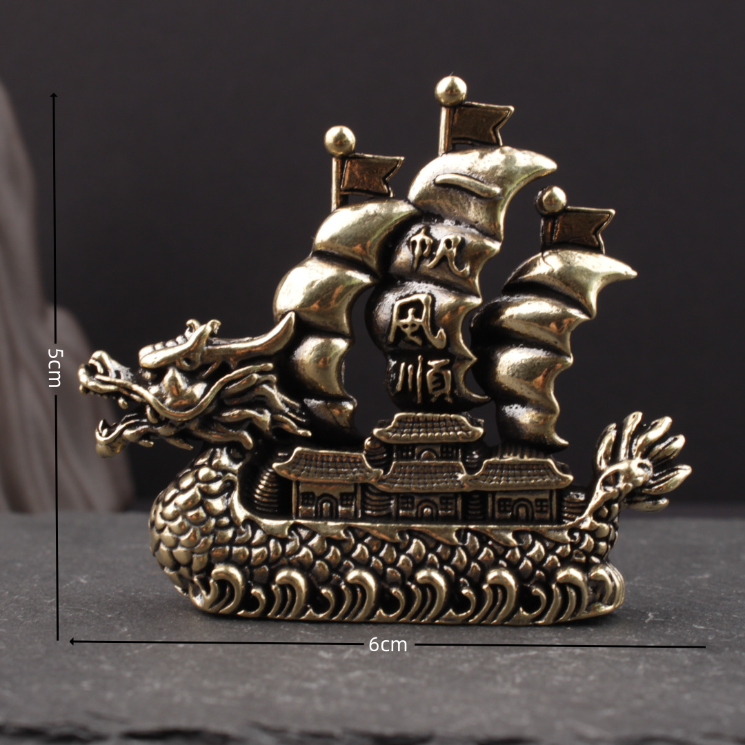 Figure Dragon Boat Statue Home - Office Technologies 评论和价格
