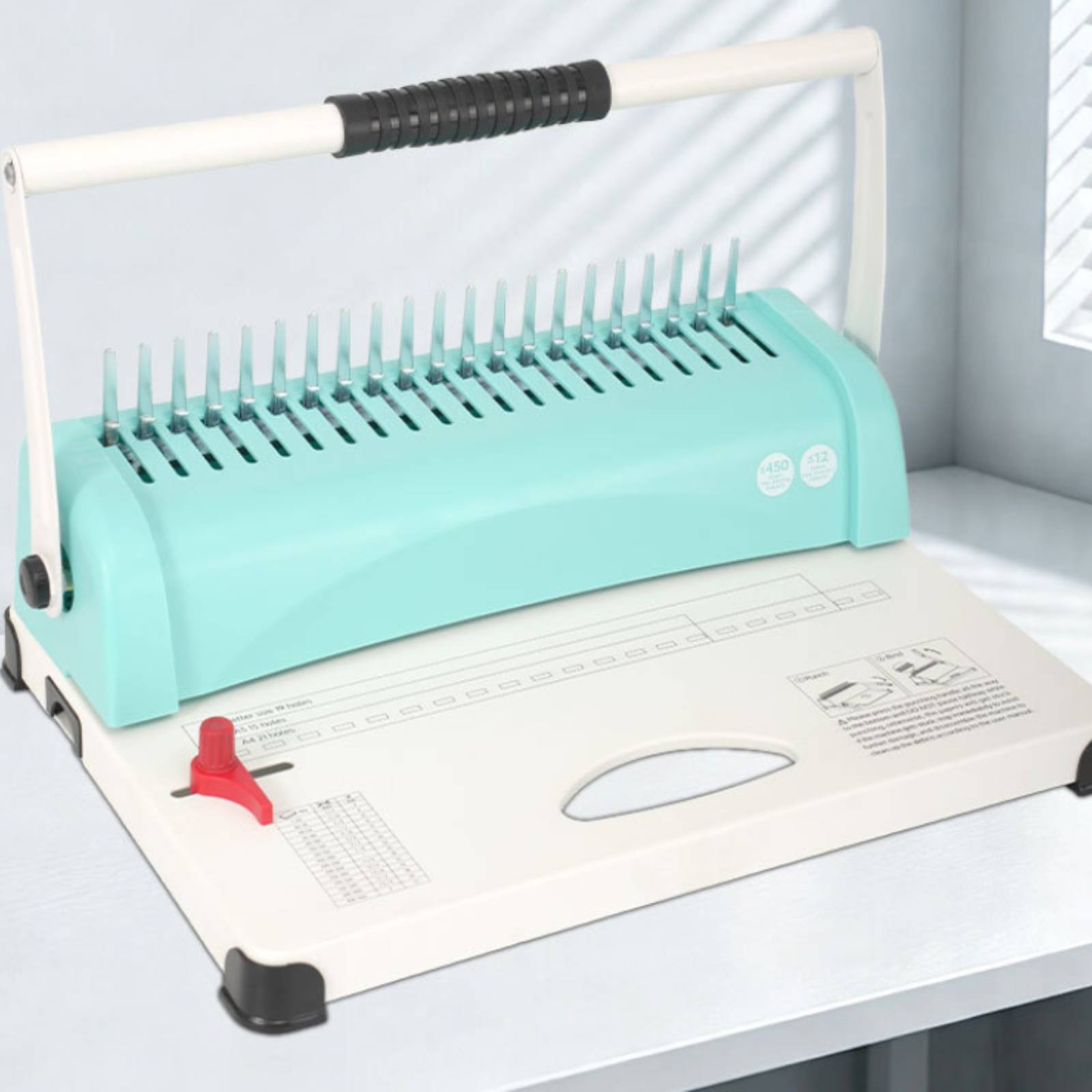 Desktop Comb Binder Easy to Us - Binding Machine Comb 评论和价格