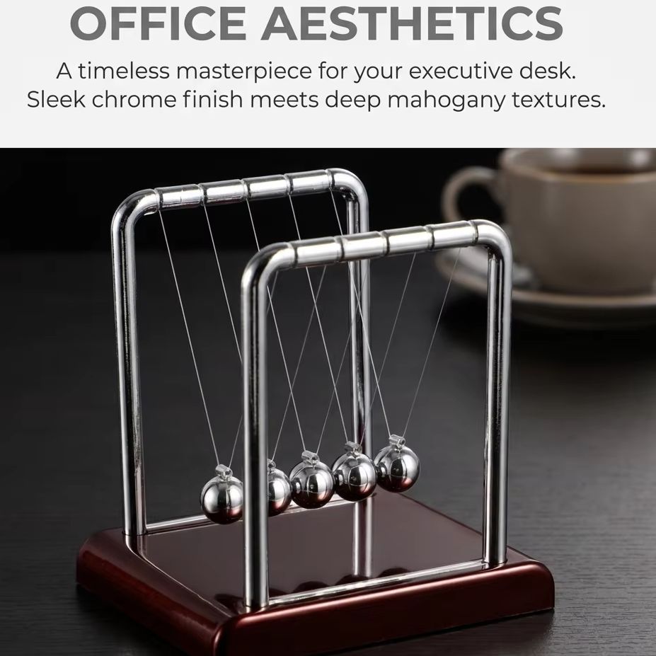 Newton Cradle Balance Pendulum - Office Technologies 评论和价格