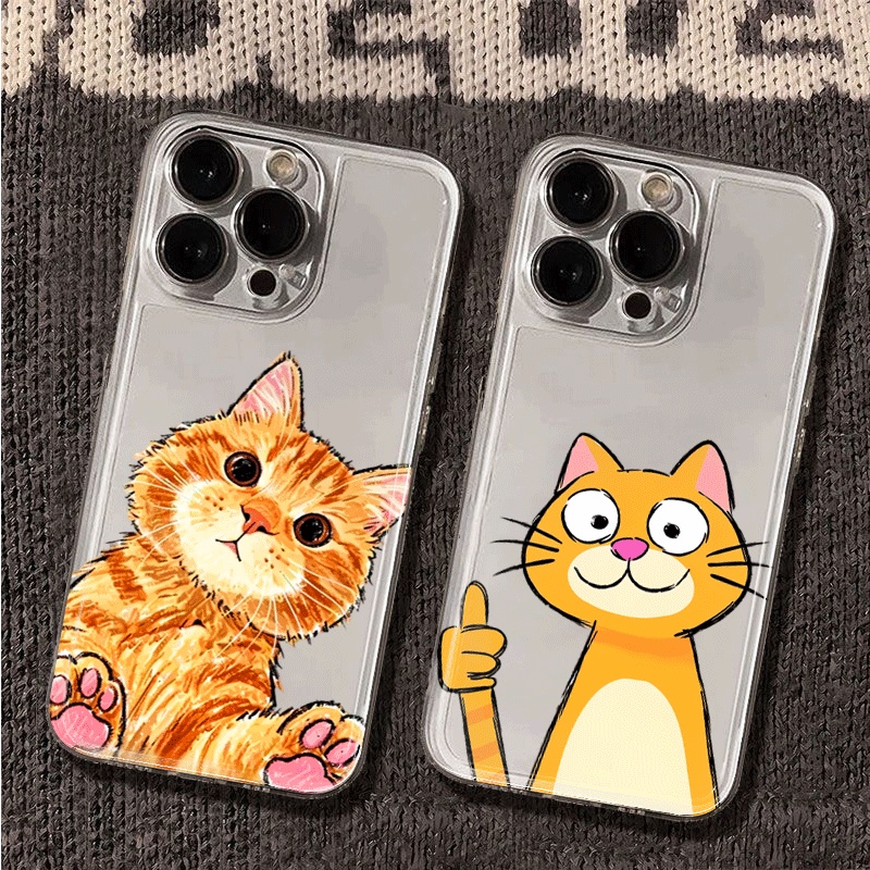 Cute Cartoon Orange Cat Phone  - Receipt Printer Thermal 评论和价格