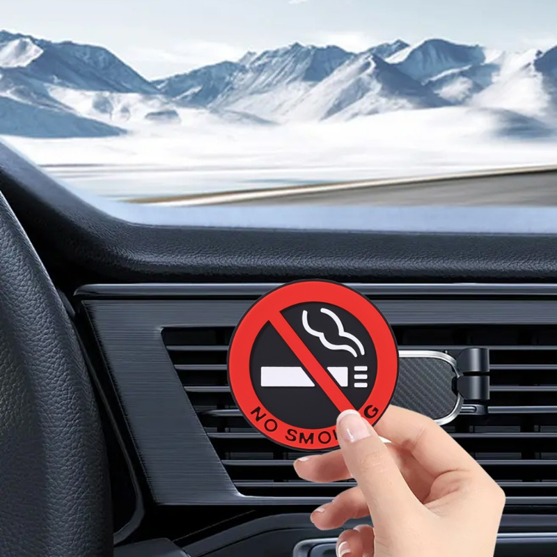 No Smoking Car Stickers Red Ro - Office Technologies 评论和价格