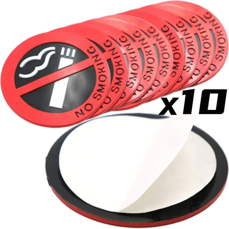 No Smoking Car Stickers Red Ro - Office Technologies 评论和价格